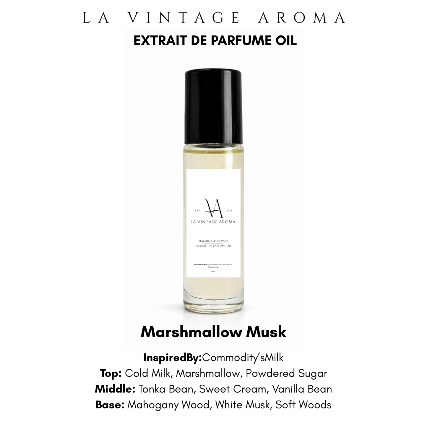 Marshmallow Musk Extrait De Parfume Oil