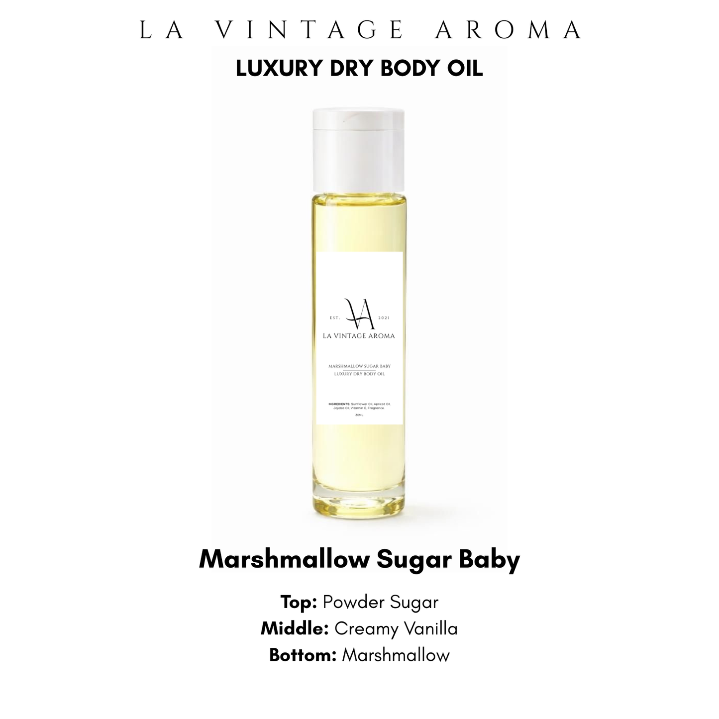 Marshmallow Sugar Baby Body Oil