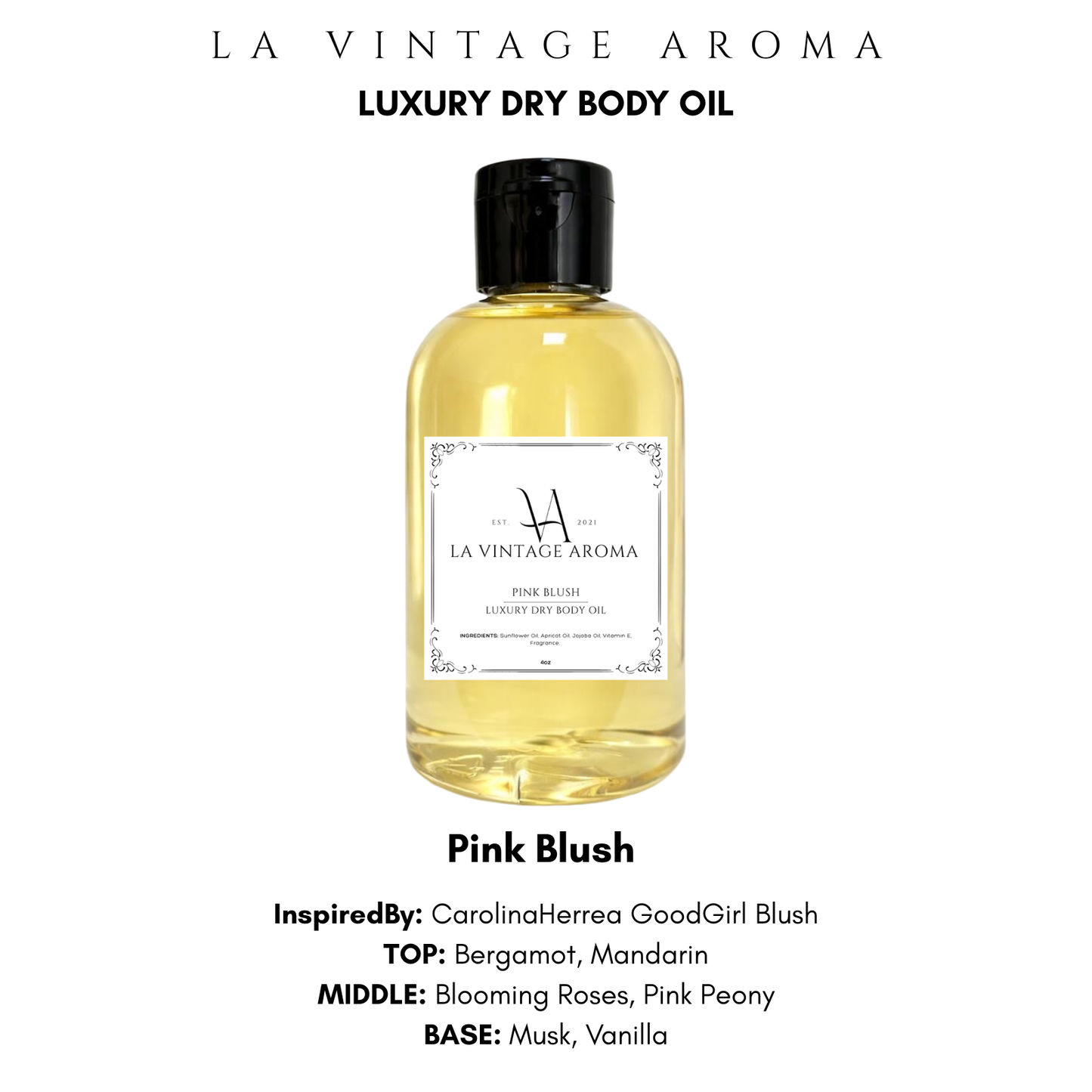 Pink Blush Body Oil