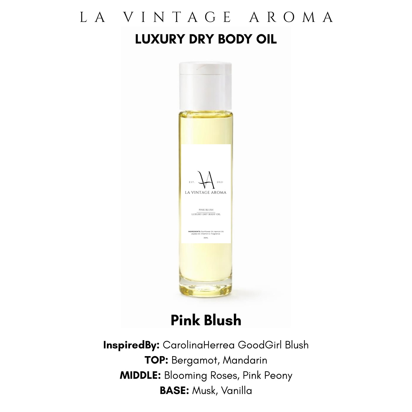 Pink Blush Body Oil