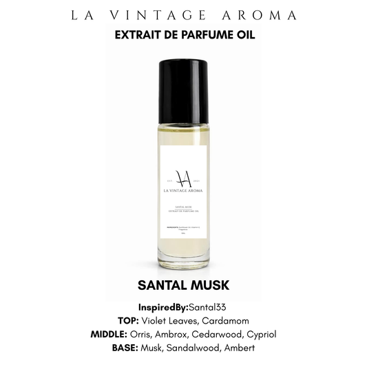 Santal Musk Extrait De Parfume Oil