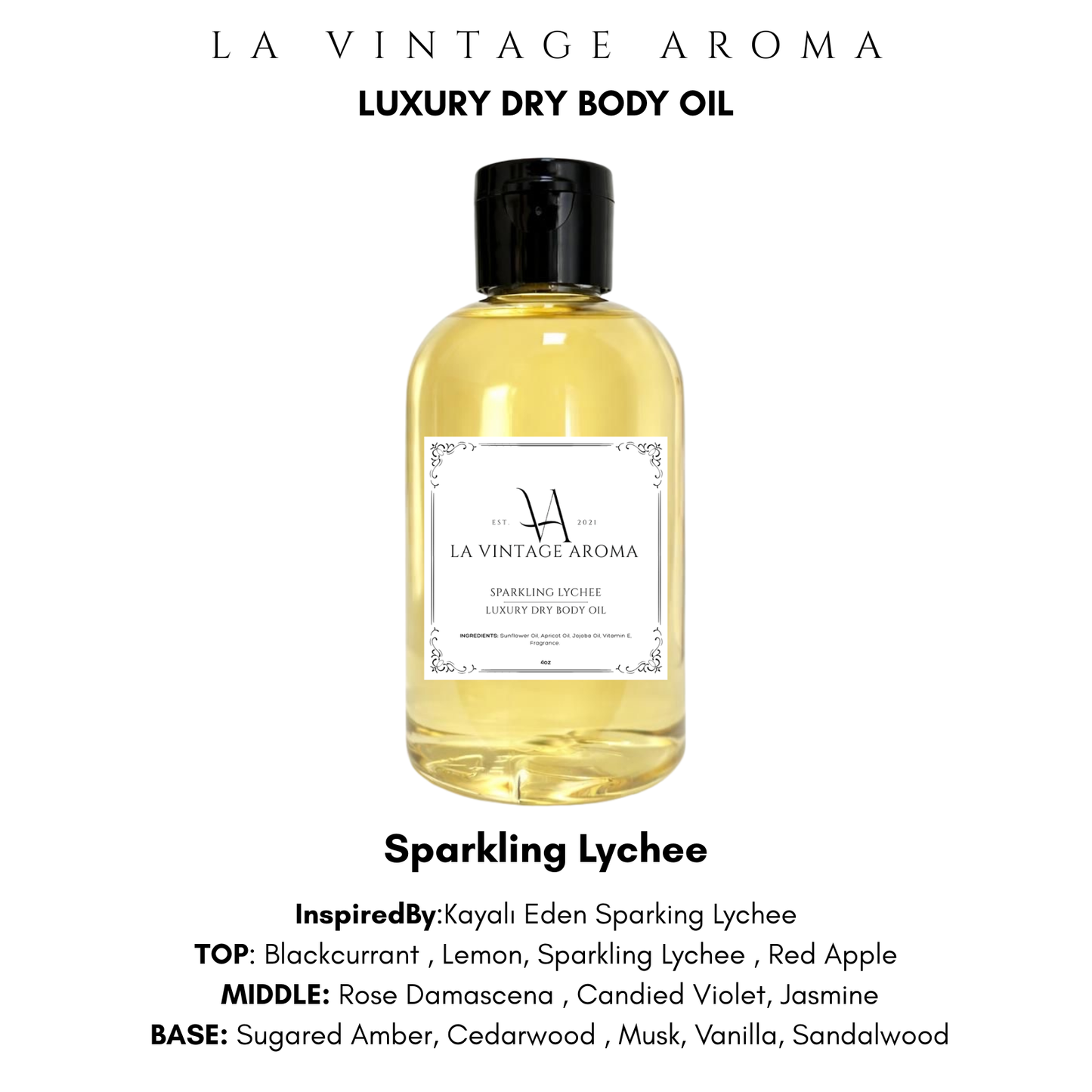 Sparkling Lychee Dry Body Oil