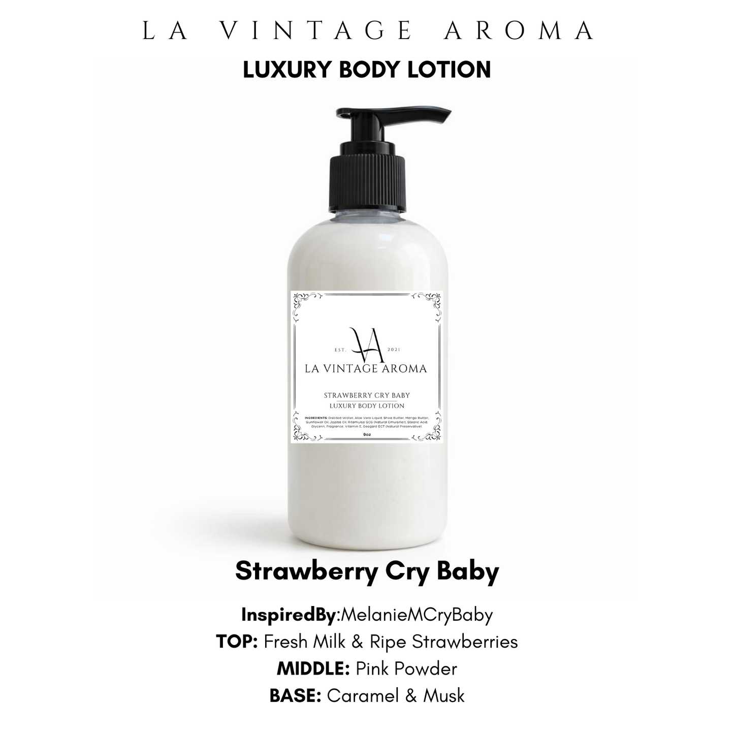Strawberry Cry Baby Body Lotion