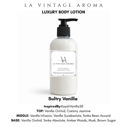 Sultry Vanilla  Body Lotion