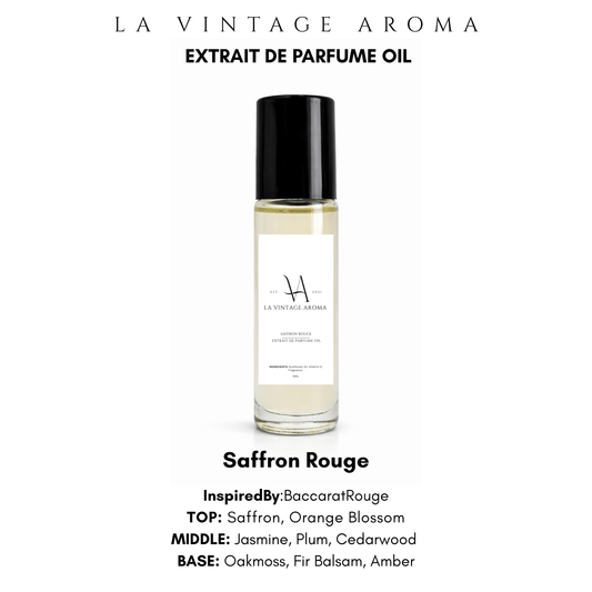 Saffron Rouge Extrait De Parfume Oil