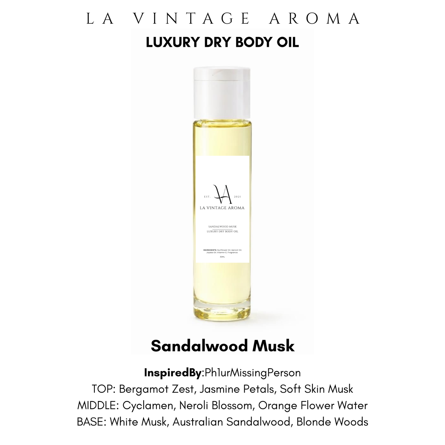 Sandalwood Musk Body Oil