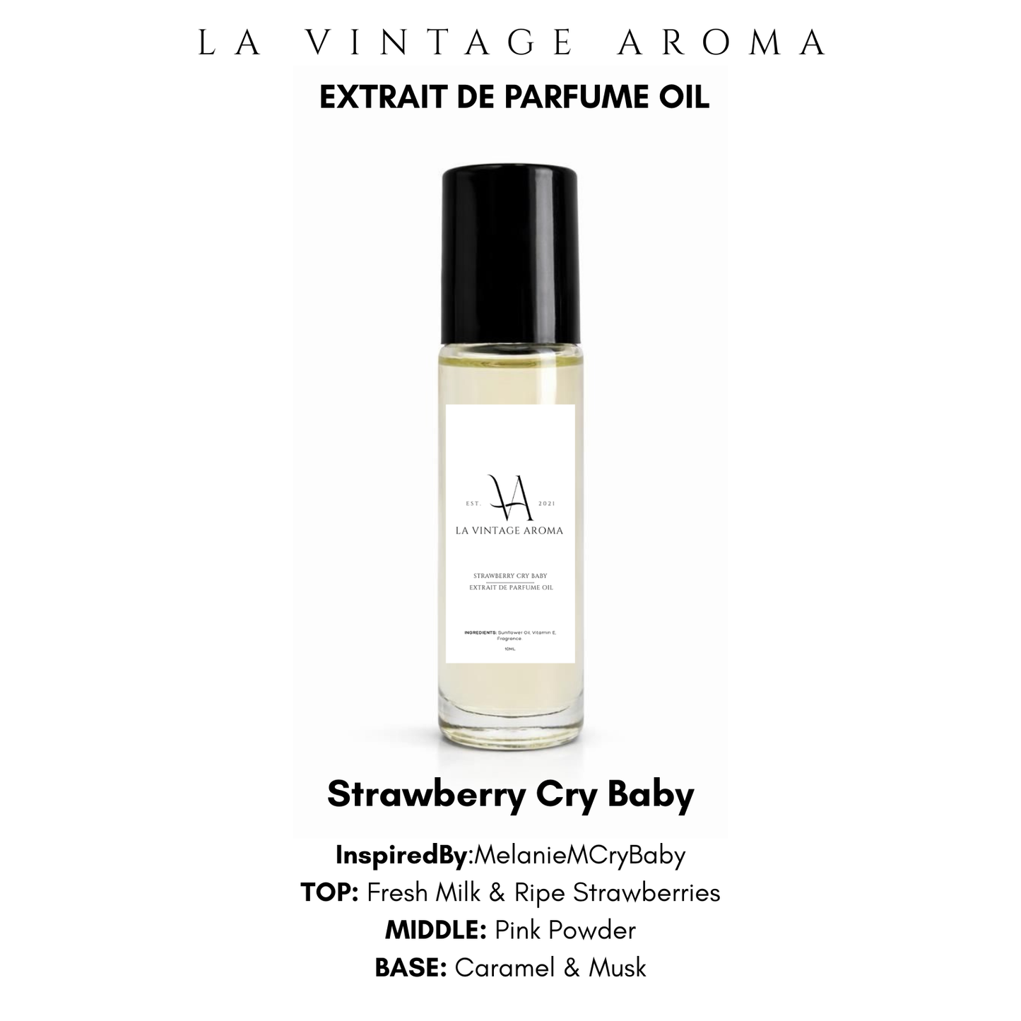 Strawberry Cry Baby Extrait De Parfume Oil