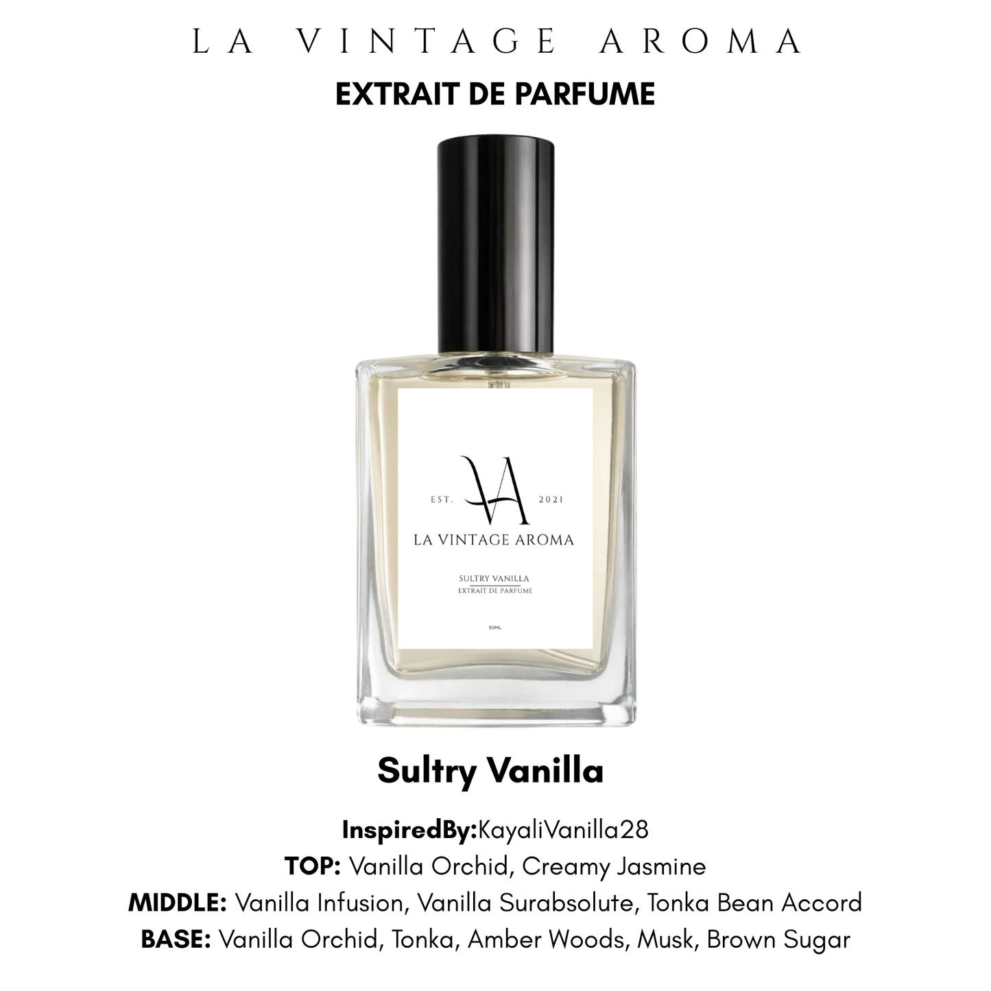 Sultry Vanilla Extrait De Perfume Spray