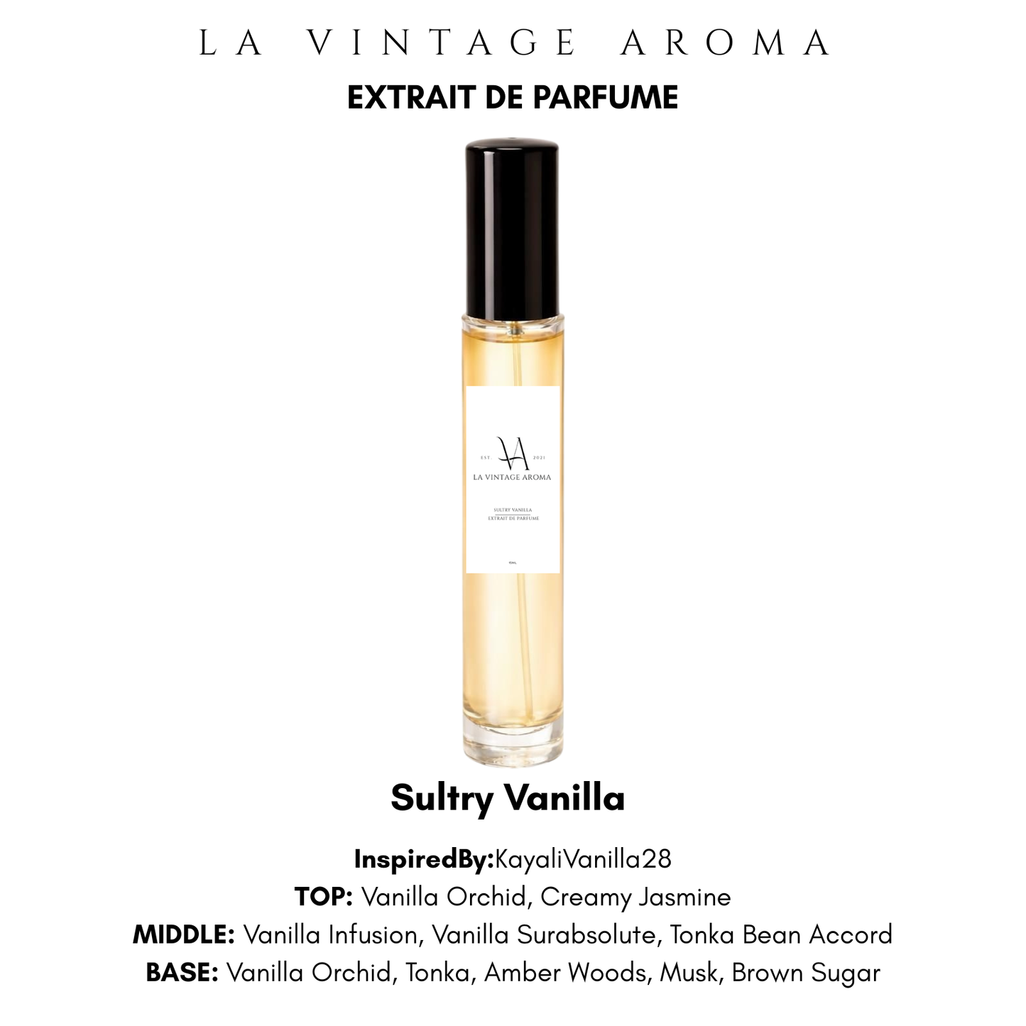 Sultry Vanilla Extrait De Perfume Spray