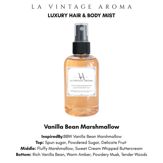 Vanilla Bean Marshmallow Hair & Body Mist