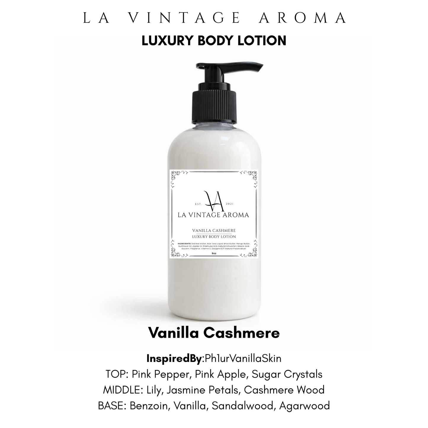 Vanilla Cashmere Body Lotion