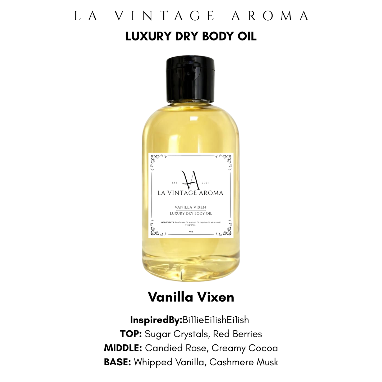 Vanilla Vixen Dry Body Oil