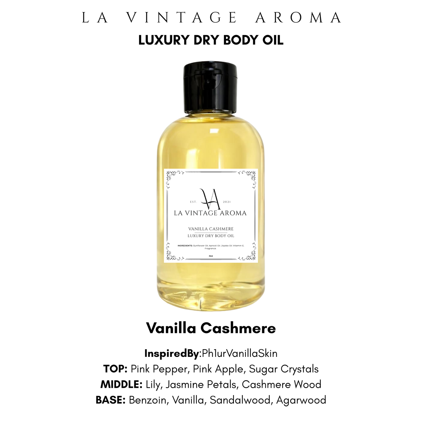 Vanilla Cashmere Dry Body Oil