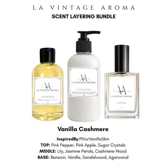Vanilla Cashmere Scent Layering Bundle