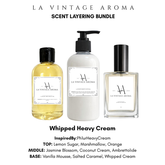 Whipped Heavy Cream Scent Layering Bundle