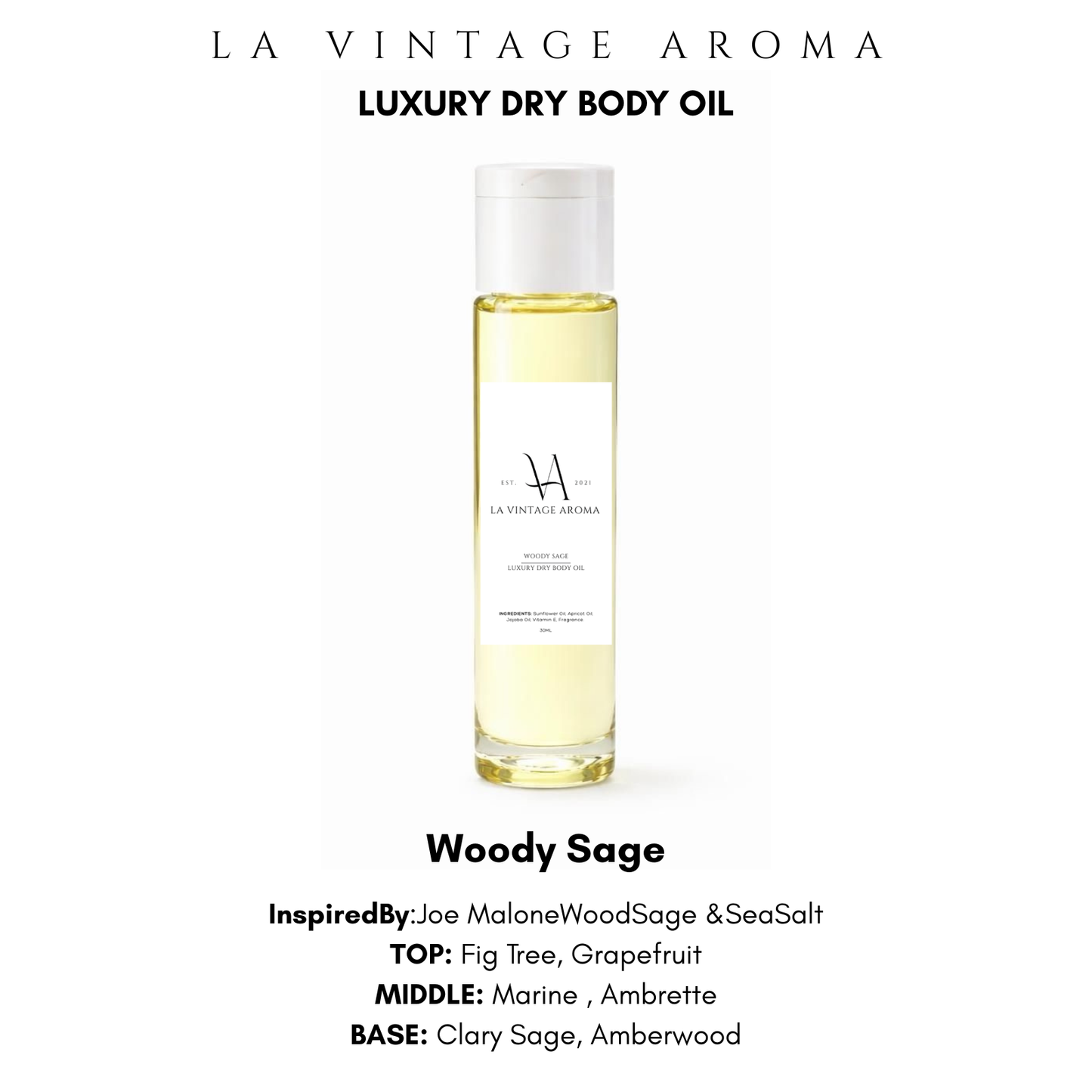 Woody Sage Dry Body Oil